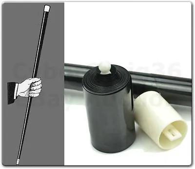Vanishing Disappearing Black Cane Stage Trick Magic Prop Or Use As Fancy Dress • £9.99