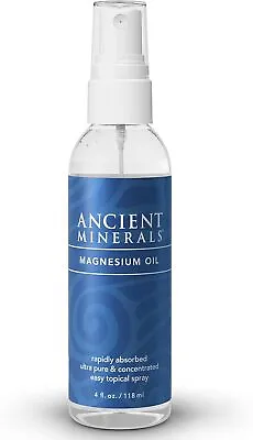 Ancient Minerals Magnesium Oil Spray Bottle High Concentration Topical Genuine  • £12.65