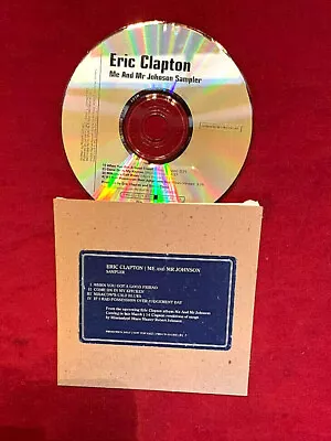 Eric Clapton  Me And Mr.johnson Cd Sampler 4 Cut Sampler In Cardboard Sleeve M- • $7.44