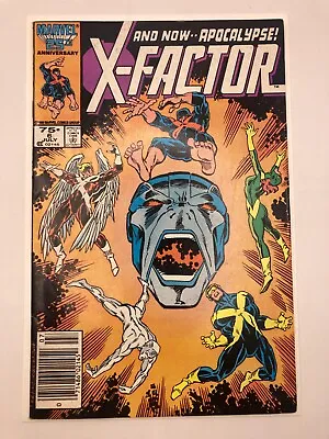 X-Factor #6 Newsstand - 1st Appearance Of Apocalypse - Marvel 1986 • $34.99