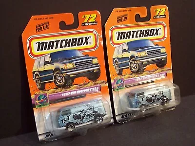 1:64 *** 1967 VW DELIVERY VAN *** Matchbox 72/100 - Lot Of 2 - FREE SHIPPING!! • $11.95