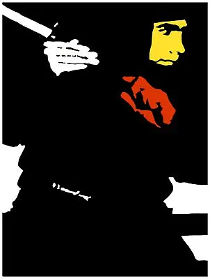 Wall Decor POSTER.Japan Ninja.Martial.Room Home Art.Interior Wall Design.350 • $19