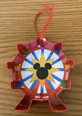 Disneyland Mickey's Fun Wheel Cookie Cutter Metal Christmas Ornament NEW • $12.99