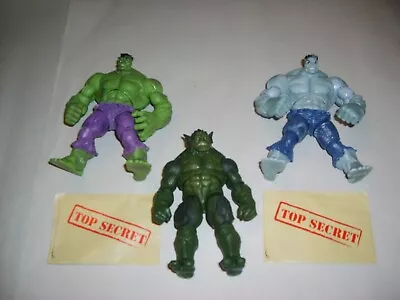 Marvel Universe 3.75” GREEN & GREY HULK & ABOMINATION ACTION FIGURE LOT MINT • $39.99