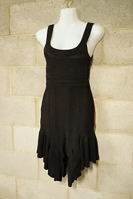 Alice Mccall ‘all About Dress’ Black Sleeveless Knit Dres…size Au6/us2/eu34…vgc. • $40.50