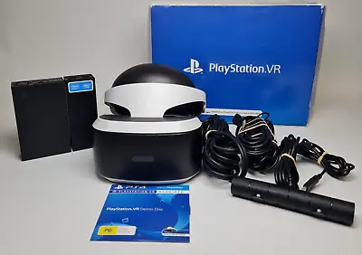 $199 • Buy Sony Playstation 4 VR Headset Camera Bundle PS4 Virtual Reality Set - CUH-ZVR1