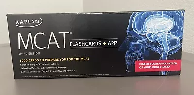 Kaplan MCAT Flashcards Third Edition 1000 Cards Gently Used • $11.95