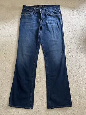 Mens Rock & Republic Henlee Straight Jeans Size 33x31 Med Blue Button Fly • $21