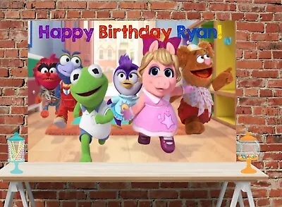 3x6 Muppet Babies Vinyl Birthday Banner • $56