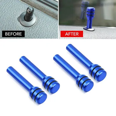 4x Universal Car Parts Door Locking Lock Knob Pull Pin Cover Kit Car Accessories • $7.69