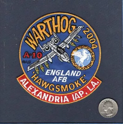 103RD FS HAWGSMOKE 2004  A-10 WARTHOG Thunderbolt USAF Republic Squadron Patch • $10.99