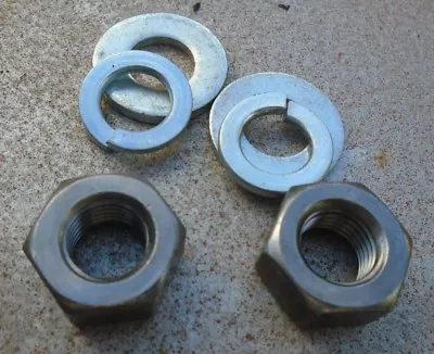 Morris Minor Front Or Rear  Bumper Iron Mounting Studs Nuts & Washers - New • $7.16