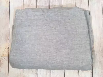 RESTORATION HARDWARE Vintage Washed Belgian LINEN Duvet Cover Grey GrayTWIN SIZE • $69.99