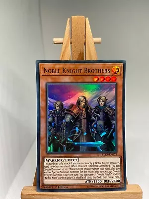 Noble Knight Brothers - Ultra Rare 1st Edition BLRR-EN072 - NM - YuGiOh • £0.99