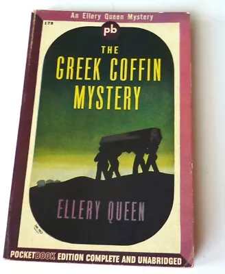 THE GREEK COFFIN MYSTERY – Ellery Queen (1945 Pocket Book #179) • $18