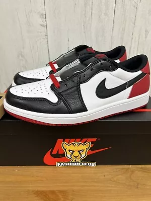 Air Jordan 1 Low OG Black Toe Men CZ0790-106 GS CZ0858-106 IN HANDS SHIPS NOW • $130