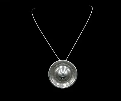 Bernhard Hertz Solid Silver Pendant Necklace Danish Jewelry Vintage Pendant • $195