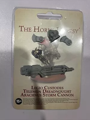 Warhammer 40K Legio Custodes Telemon Arachnus Storm Cannon GW Forgeworld • $29.99