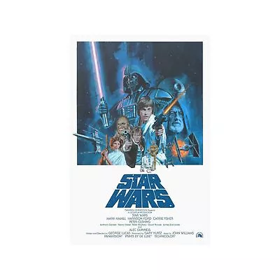 Vintage Movie Poster Star-Wars Episode IV A New Hope 1977 • $22.99