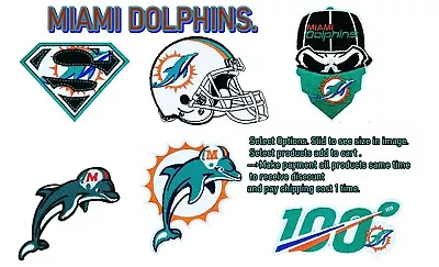 MIAMI DOLPHINS Patches Embroidery *TH- USA BY USPS Agent🚀 • $5.99