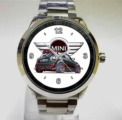 NEW!!! Mini Cooper Car Logo Sport Metal Watch • $24.99