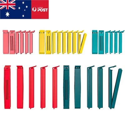 $9.99 • Buy 10/20/30 IKEA Bevara Plastic Food Storage Bag Sealing Clips Locks Mixed Sizes
