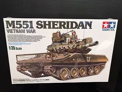 Tamiya 35365 Us Airborne Tank M551 Sheridan-vietnam War Model Kit-nib-1/35 Scale • $49.50