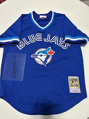 Mitchell & Ness 1993 Joe Carter Toronto Blue Jays BP Jersey Sz M 40 Gift • $50