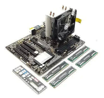 ASRock Z87 Extreme6 Motherboard CPU Combo ATX LGA 1150 I7-4770K 3.50GHz 32GB I/O • $169.99