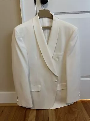 Nice Vintage Raffinati Mens Suit Jacket Size 42 Off White • $59.99