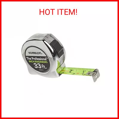Komelon 433IEHV High-Visibility Professional Tape Measure Both Inch And Engineer • $24.45
