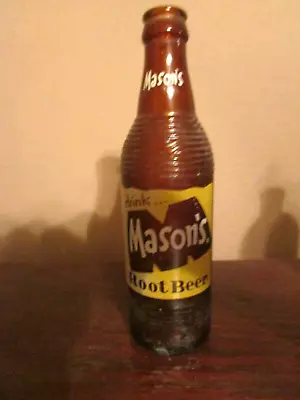 Vintage Mason's Root Beer Bottle - Chicago Made • $9.99