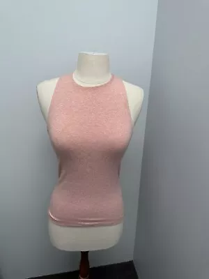 Kookai Size 0 AU 6-8 Pink Racer Back Tank Top Stretch • $20