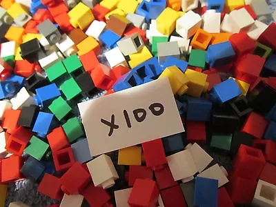 Lego One Hundred 1 X 1 Mixed Lego Bricks - A Good Variety Of Colours X 100 • £2.99