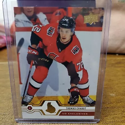 2019-20 Upper Deck - UD Exclusives #39 Thomas Chabot /100 • $2