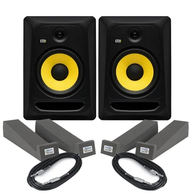 £360.50 • Buy KRK Rokit Classic 8 (Pair) With Isolation Pads & Cables Based On Rokit RP8 G3