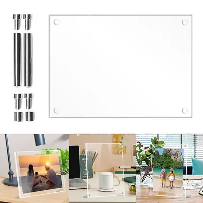 Photo Frames Mounts Inserts Instagram Picture Transparent Acrylic Panel • $25.75