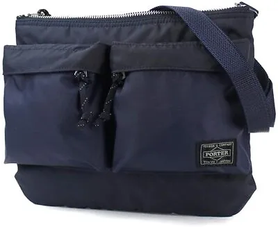 $142.70 • Buy YOSHIDA PORTER FORCE SHOULDER BAG 855-05458 Navy Blue From Japan New