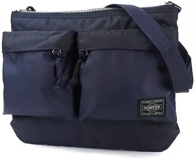 $168.10 • Buy YOSHIDA PORTER FORCE SHOULDER BAG 855-05458 Navy Blue From Japan New