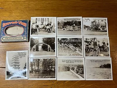 Vintage White Swan Electric Tower Souvenir Views Mini Photos Devil's Lake MI • $99.99