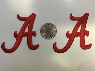 $10.95 • Buy University Of Alabama A Alabama A Patch Crimson Tide A Iron On Patch 2 Patches