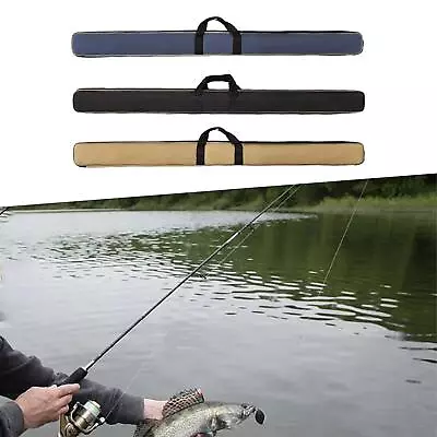 Travel Fishing Rod Case Large Fishing Gear Fishing Rod Holder • $32.41