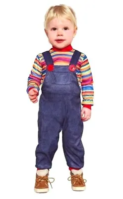 KILLER DOLL CHUCKY Baby Fancy Dress Halloween Costume World Book Week Child Kids • £19.95