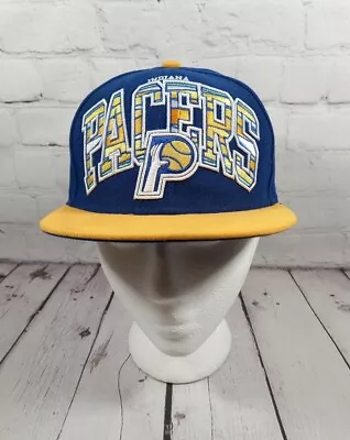 Indiana Pacers Hat New Era 9FIFTY Youth Size NBA Snapback MLD Blue & Yellow Cap  • $14.99