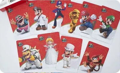 $22.99 • Buy NFC Coins Amiibo Mini Card For Switch 86*54mm Set  10pcs Super Mario Odyssey