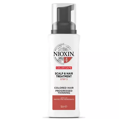 Nioxin System 4 Scalp & Hair Treatment Colored Hair & Progressed Thinning 100ml • $56.05