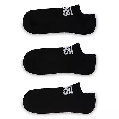 VANS - Mens Classic Kick Rox Socks (3 Pairs) - Black - Casual Socks (2 Sizes) • £16