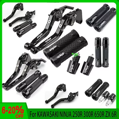 For KAWASAKI NINJA 250R 300R 650R ZX 6R Accessorie CNC Brake Clutch Lever Handle • $43.99