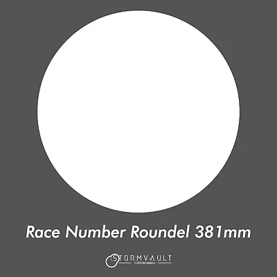 Motorsport UK Number Roundel Sticker - MSA Race Rally Car Door Decal Square  • £7.99