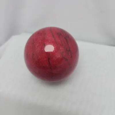 Vintage Red Granite Marble Polished Sphere Orb 3” • $32.99